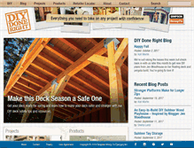 Tablet Screenshot of diydoneright.com